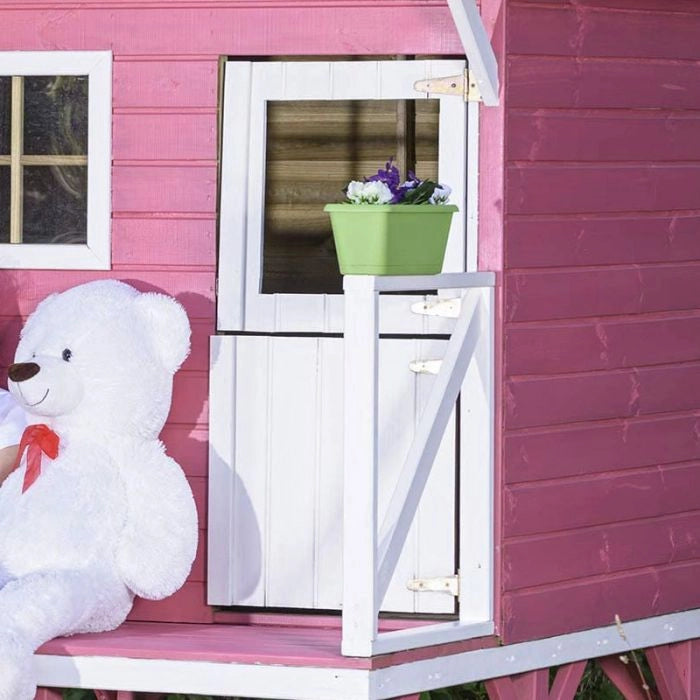Casetta in legno per bambini LENA, con scalini