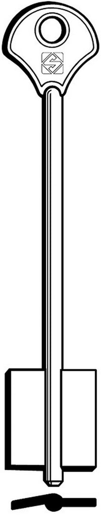 chiavi silca art. 5ey1 gr.19 cod:ferx.10965