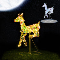 Renna Luminosa Natalizia Addobbo per Esterno Cervo Led Luce Calda 58 x 59 cm