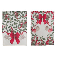 Canovaccio Natalizio Shabby Chic Sinfonia Natalizia Blanc Mariclò 2 Pz