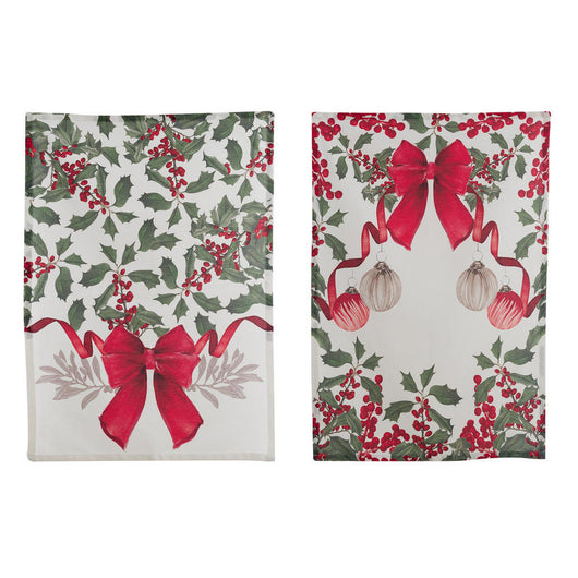 Canovaccio Natalizio Shabby Chic Sinfonia Natalizia Blanc Mariclò 2 Pz