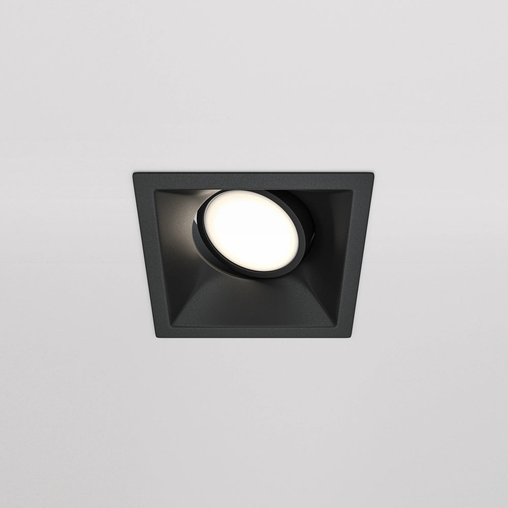 Faretto incasso Maytoni Dot DL029-2-01B quadrato nero