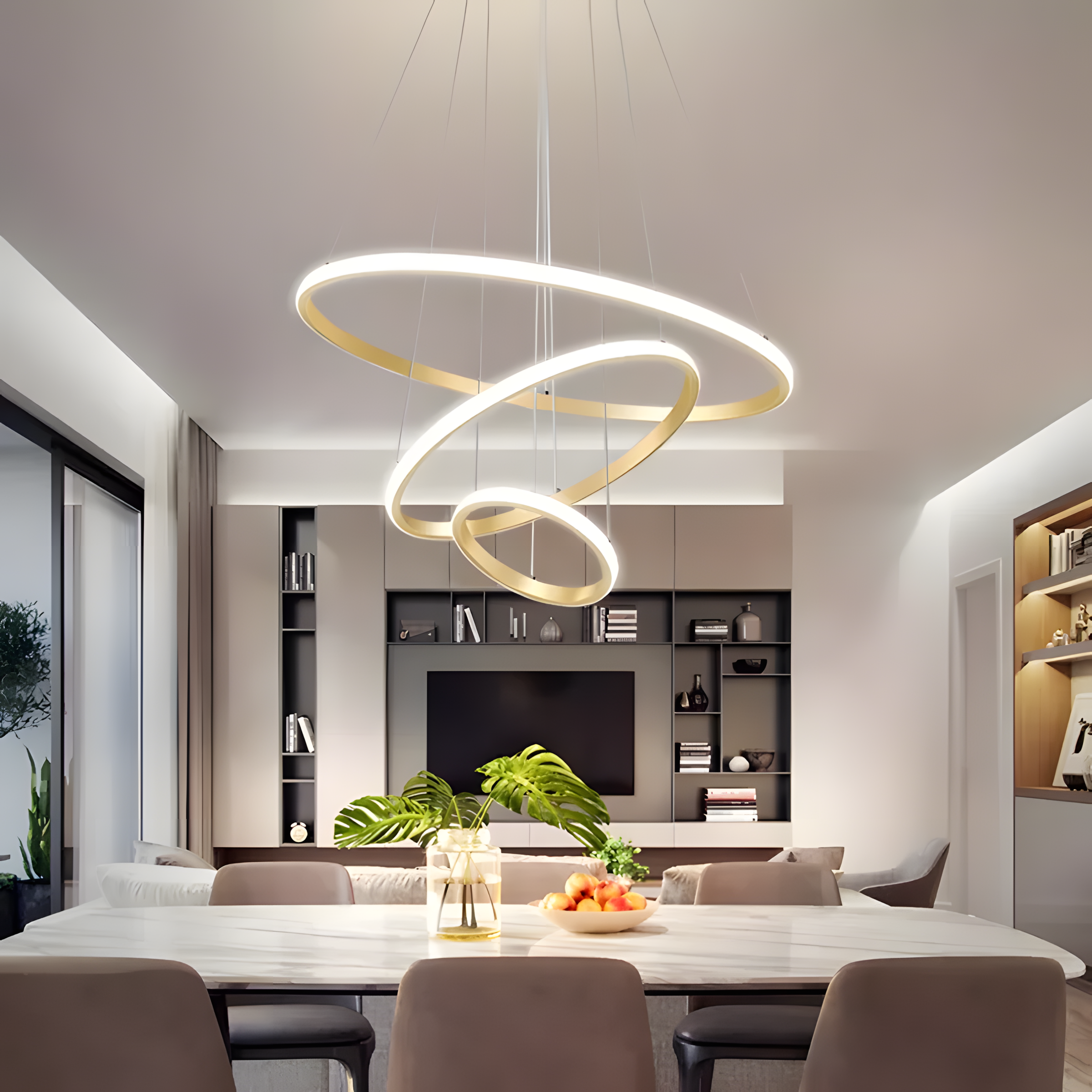 Lampa Wisząca Lhj010-cp4 Brush Gold