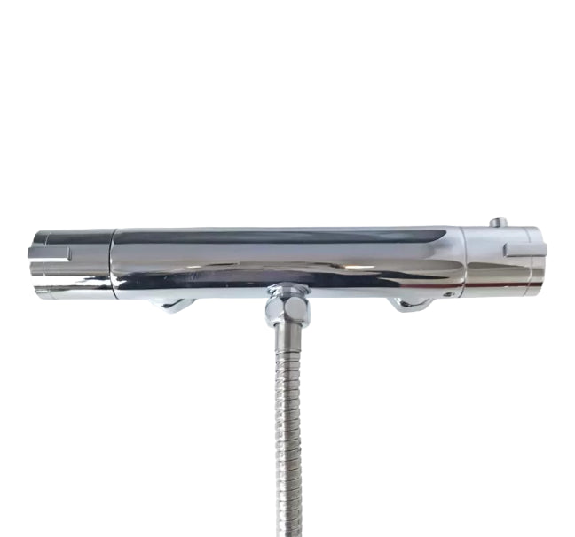 Set miscelatore doccia termostatico con doccetta e supporto