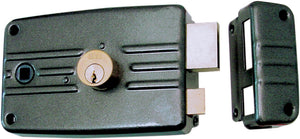 serratura da applicare con catenaccio,quadro maniglia 8mm entrata 60mm cod:ferx.10972