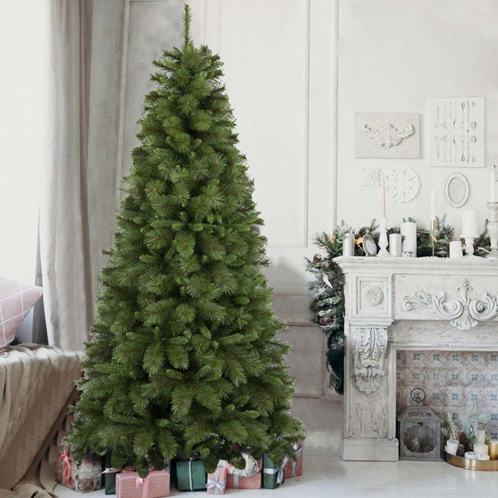Albero di Natale Verde Namir 210 cm Super Folto Foltissimo Realistico 884 Punte