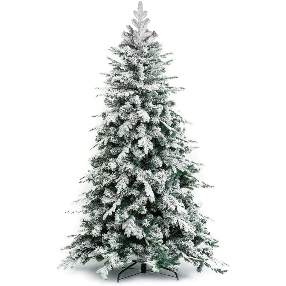Albero di Natale Innevato Artide 180 cm Folto Foltissimo Realistico 706 Punte