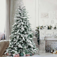 Albero di Natale Innevato Artide 240 cm Folto Foltissimo Realistico 1260 Punte