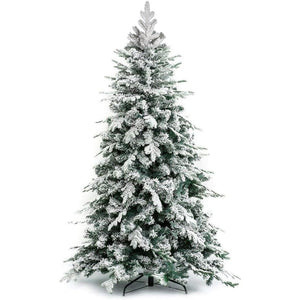 Albero di Natale Innevato Artide 240 cm Folto Foltissimo Realistico 1260 Punte