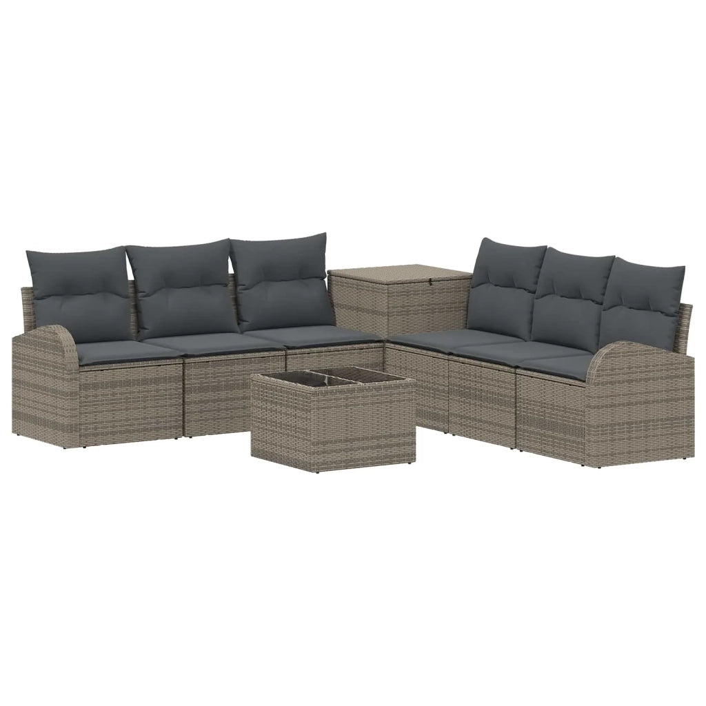 Set di divani 8 pz Grigio e Grigio Scuro 3448114