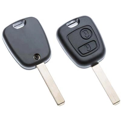 GUSCIO CHIAVE AUTO CITROEN PEUGEOT VA2RS2 SILCA  PULSANTI 2