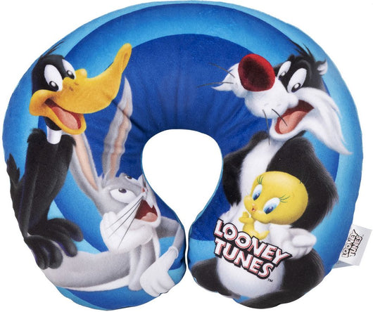 Cuscino collo auto da viaggio morbido Looney Tunes bambino bambina