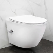 Vaso Wc Sospeso Rea Carlo Lux Rimless Con Funzione Bidet