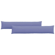 Cuscini da Divano 2 pz | Cuscini per sedie Blu jeans 200 x 40 cm Tessuto