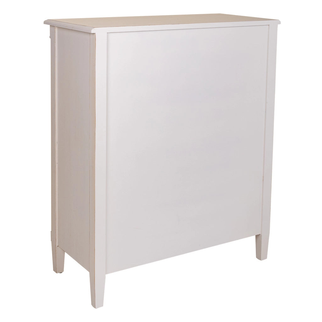 Mobile da ingresso in legno bianco 78x36x95h