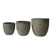 Set di vasi in Fibra sintetica cm 44x44x44 - STIRLING