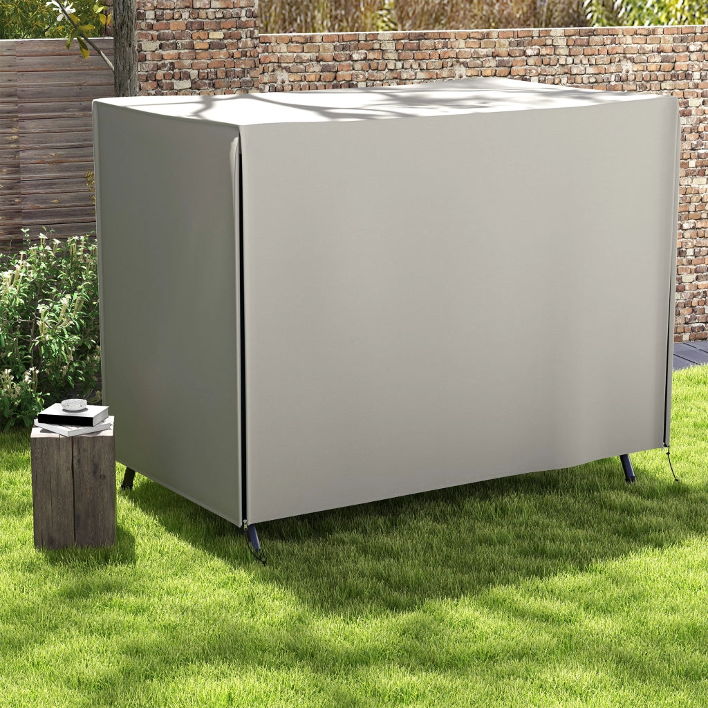 Copertura per Altalena da Giardino ¨C zephmum ¨C Grigio 205x124x164 cm