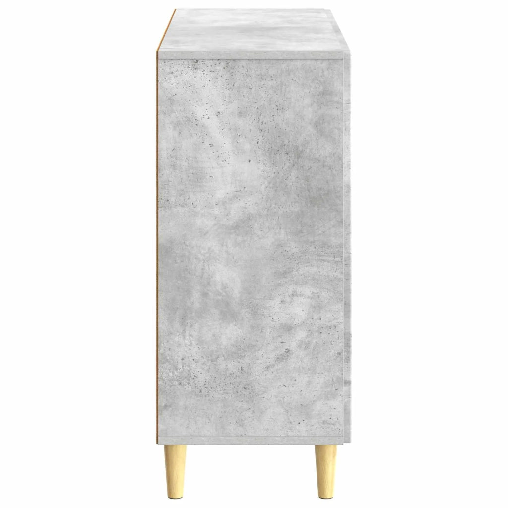 Credenza Grigio Cemento 89 x 34,5 x 80 cm Legno ingegnerizzato