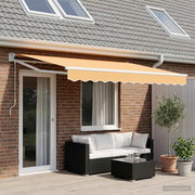 Tenda retrattile Sabbia 4 x 2 m Poliestere e Metallo 3425764
