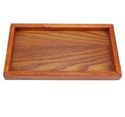 Piatto di servizio in legno - Rectangolare - Antiscivolo - 22x12 cm - Leggero - Sostenibile - Design Moderno