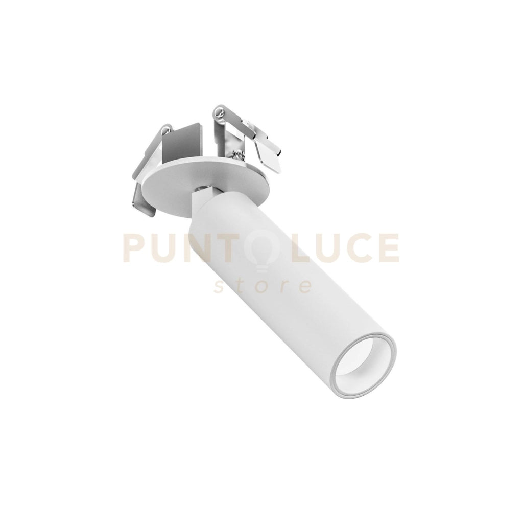 GFA1480C- FARETTO AD INCASSO ORIENTABILE 1 LUCE ATTACCO LED 3000K 522LM 7W D.3,5CM BIANCO