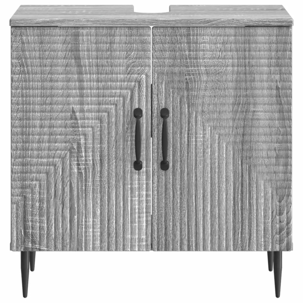 Armadio per Lavabo da Bagno HAARLEM Sonoma grigio 896791