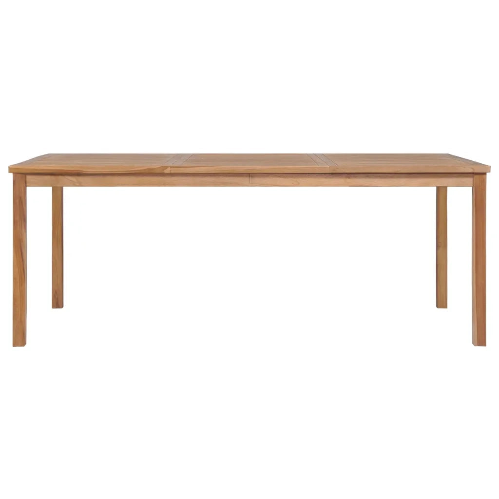 Set da pranzo da giardino 7 pz 200x100 cm in legno massello di teak 3059947
