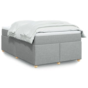 Giroletto a Molle con Materasso Grigio Chiaro 120x190cm Tessuto 3285359
