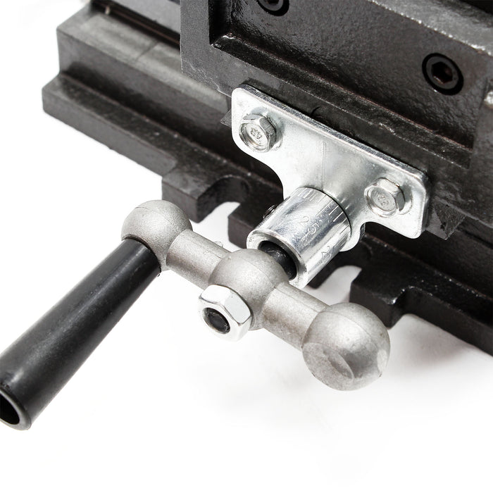 Morsa a croce per trapano 75mm Morsa a 2 assi X-Y per macchine trapani a colonna