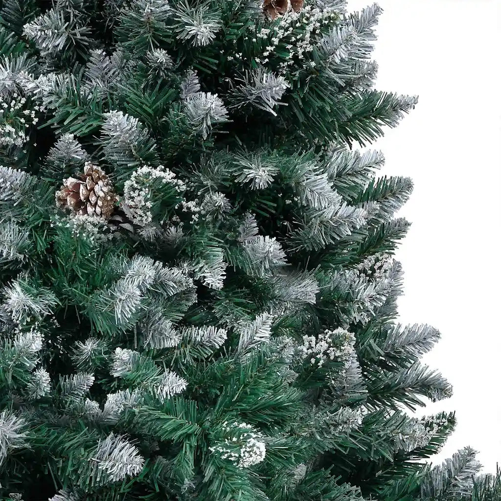 Albero di Natale artificiale con 150 LED Verde 150 cm 3396255