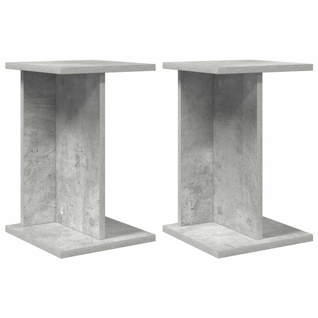 Supporto per piante 2 pcs Grigio Cemento 25 x 25,5 x 40,5 cm 899681