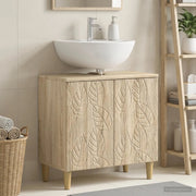 Armadio per Lavabo da Bagno DELFT Rovere Sonoma 897007