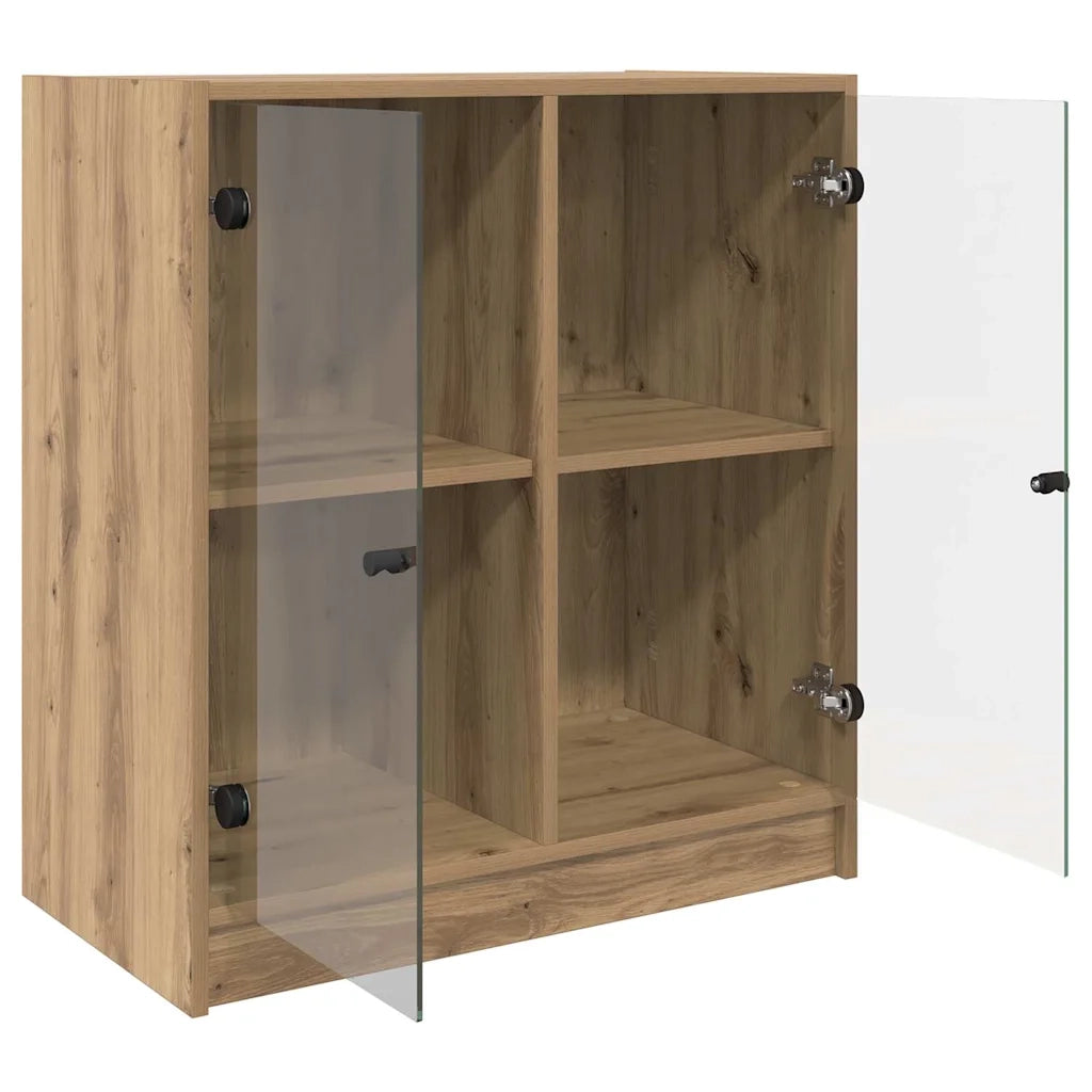 Mobile laterale | Tavolo laterale | Tavolino Rovere artigianale 68 x 37 x 75,5 cm