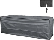 Copricuscino multicolore - Protezione per mobili da giardino - 1 pezzo - Grigio - 220 x 80 x 80 cm