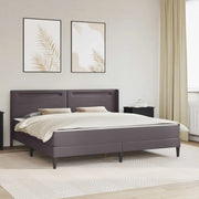 Struttura letto con materasso Grigio 180 x 200 cm Similpelle 3414918