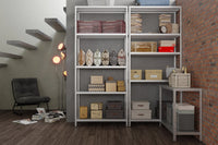 Scaffale in Metallo 5 Ripiani 120x50x234 cm Maciste Zincato