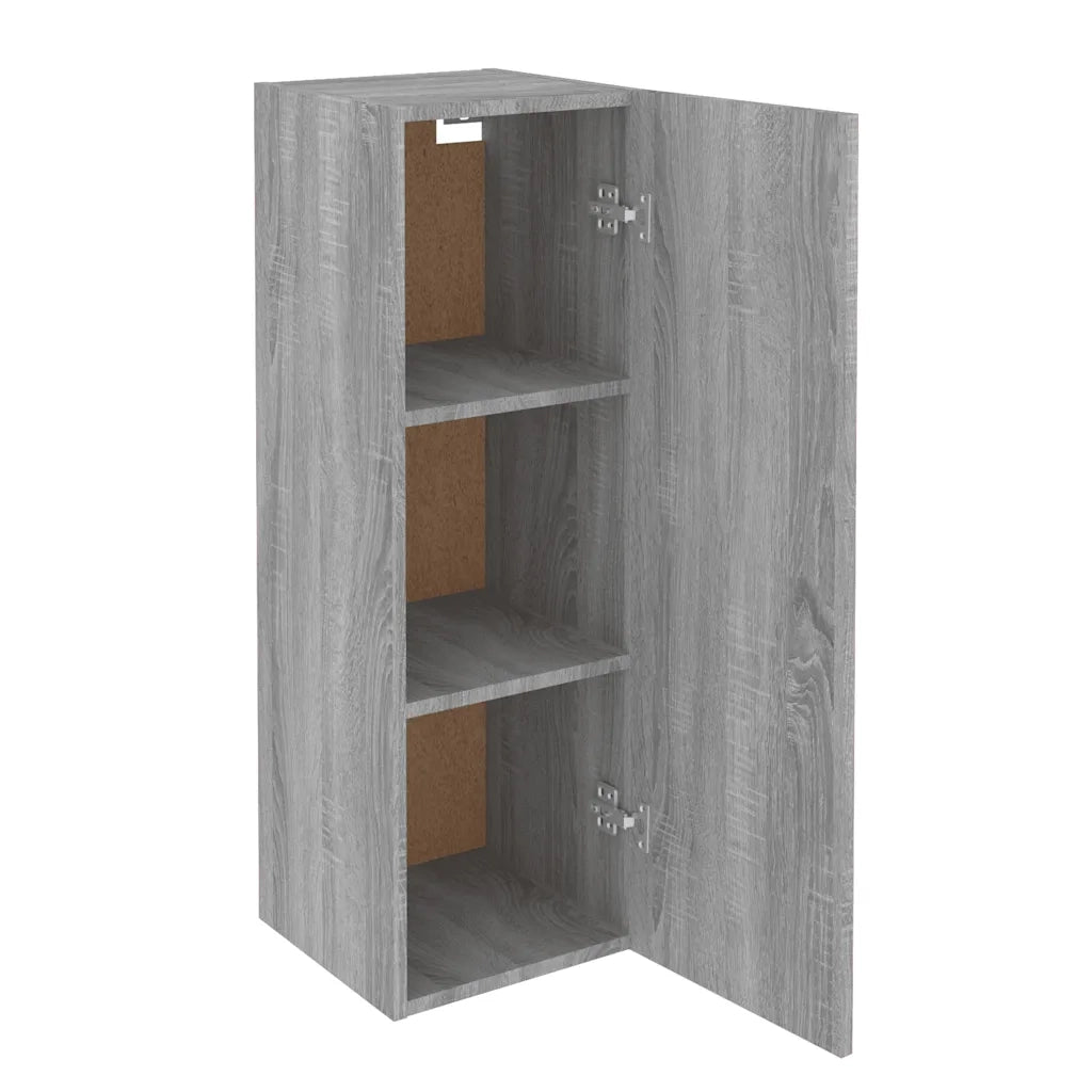 Mobili TV 2 pz Grigio Sonoma 30,5x30x90 cm in Legno Multistrato 815750