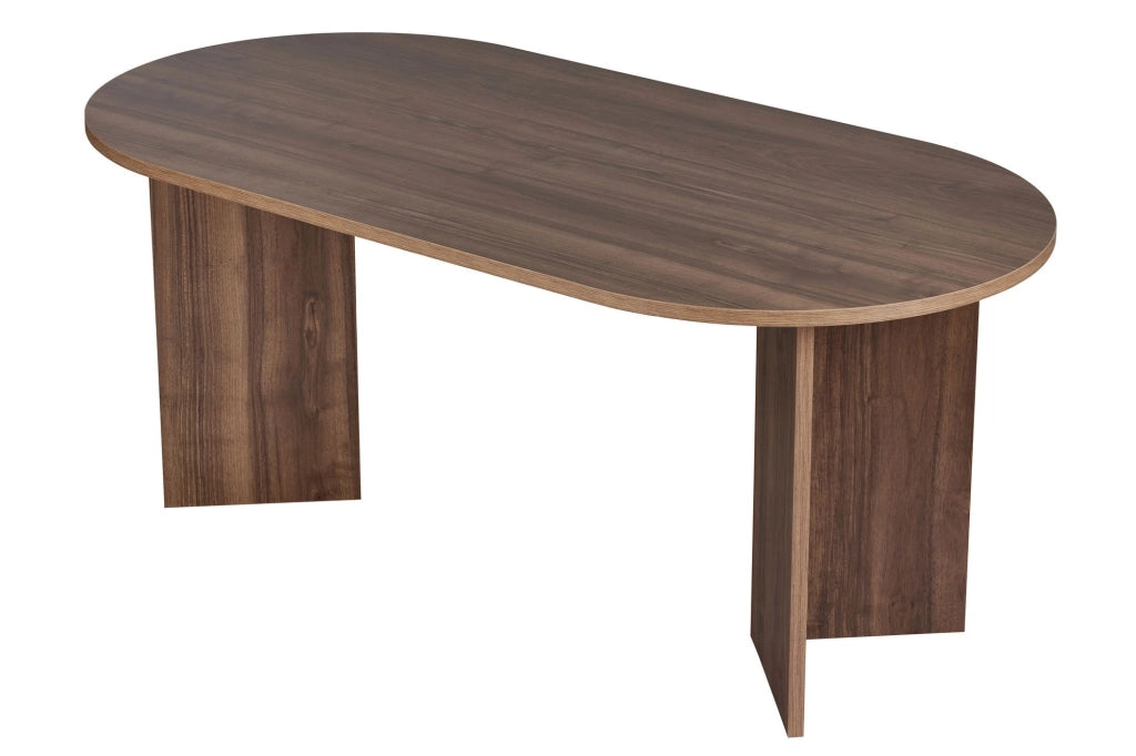 Tavolo da pranzo in legno "Sablin" 180 x 90 x 75 cm - Noce
