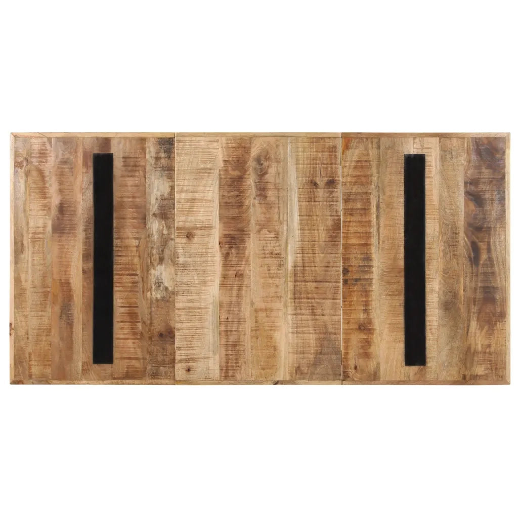 Tavolo da Pranzo 180x90x76 cm in Legno Massello di Mango Grezzo cod mxl 9761