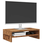 Supporto per Monitor Legno Antico 42x24x13 cm Legno Multistrato