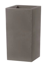 Vaso Schio Cubo Alto Materiale: Polietilene, Colore: Cappuccino