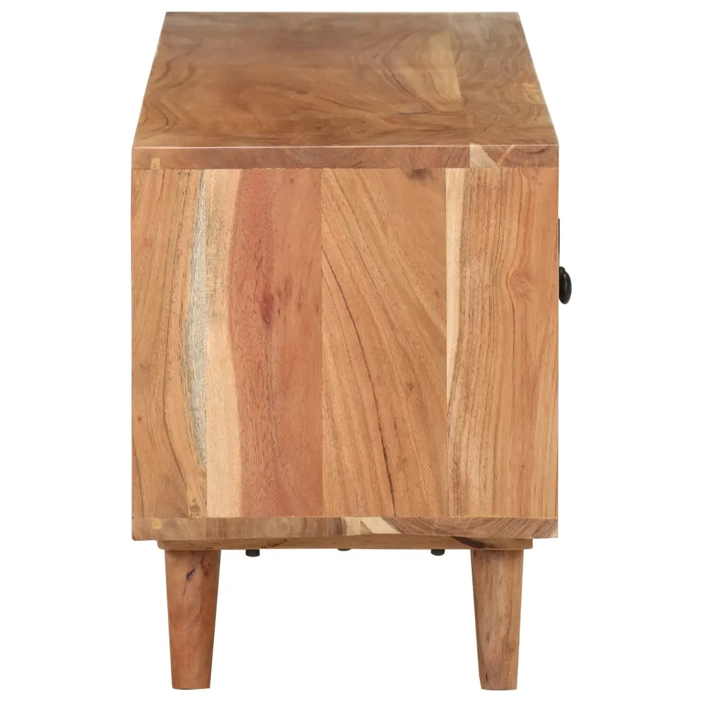 Mobile Porta TV 115x30x39 cm in Legno Massello di Acacia cod mxl 13056