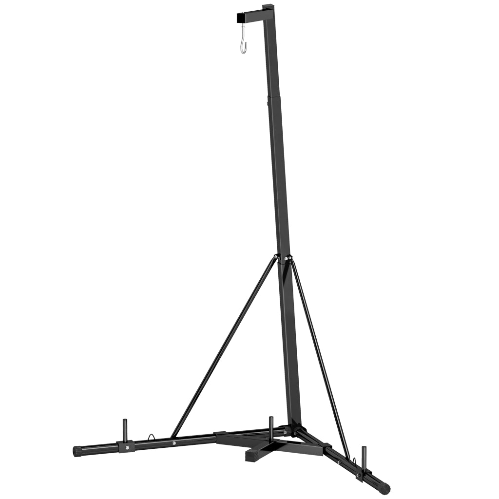 Supporto per sacco da boxe regolabile ¨C zephmum ¨C nero, acciaio, max. 60 Kg