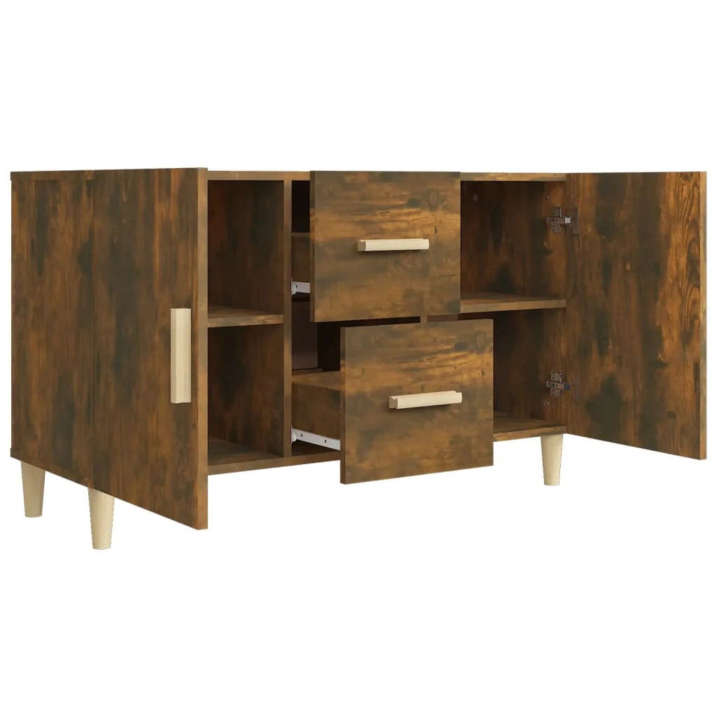 Buffet credenza cassettiera armadio mobile contenitore organizer per cucina soggiorno salotto 100 x 36 x 60 cm legno ingegnerizzato marrone 02_0030837
