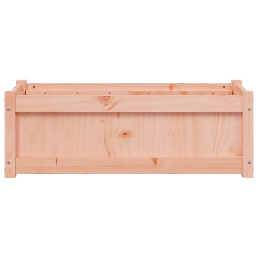 Fioriera rialzata per piante fiori giardino terrazze set da 2 legno massello di abete Douglas marrone 02_0039071