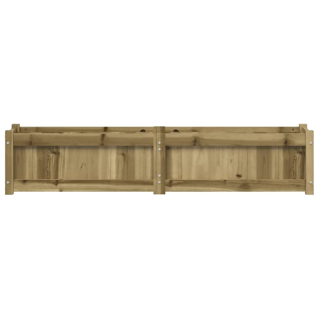 Fioriera da Giardino 150x31x31 cm in Legno di Pino Impregnato 837482