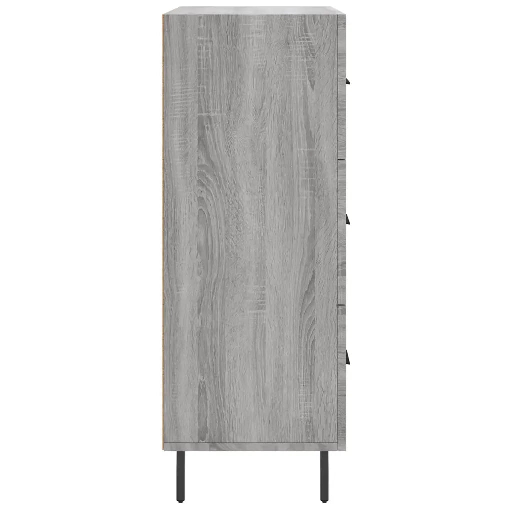 Credenza-Buffet-Armadio da cucina Grigio Sonoma 69,5x34x90 cm in Legno Multistrato 772820