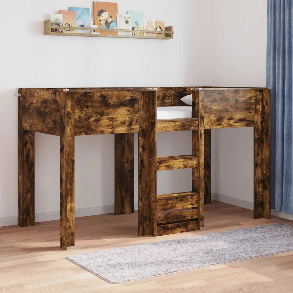 Letto a Castello per Bambini Rovere fumé 75 x 190 cm 3410471