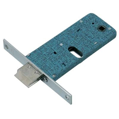 SERRATURA METALLO INFILARE 780 OMEC  B.Q NICH F.MM 16 F.OVALE M1+SCR H.MM 64 E.MM 70