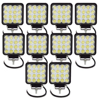 10X 48W LED LUCE FARO LAMPADA DA LAVORO FARETTO AUTO BARCA CAMION KLW SUV 12V